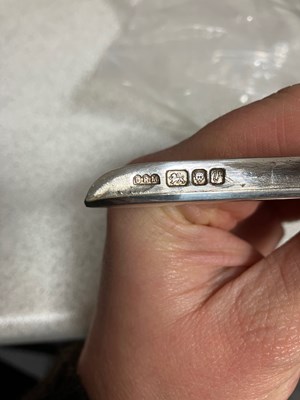 Lot 72 - A pair of contemporary silver grape scissors