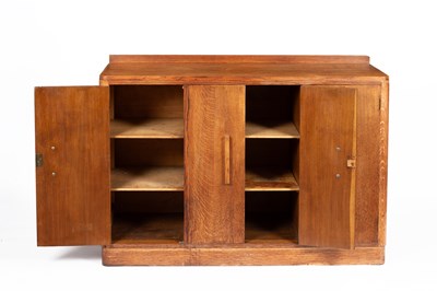 Lot 45 - An oak sideboard