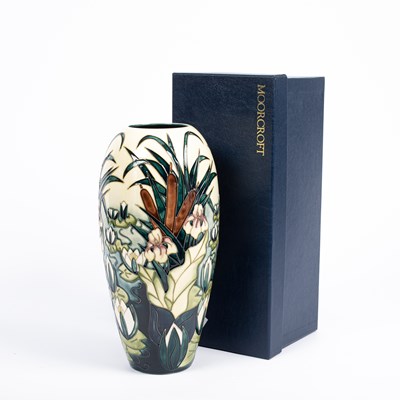 Lot 183 - A Moorcroft Lamia pattern vase