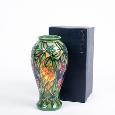Lot 184 - A Moorcroft Rainforest pattern vase