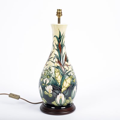 Lot 191 - A Moorcroft Lamia pattern table lamp