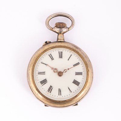 Lot 44 - A lady's gilt metal cased open-faced pocket watch