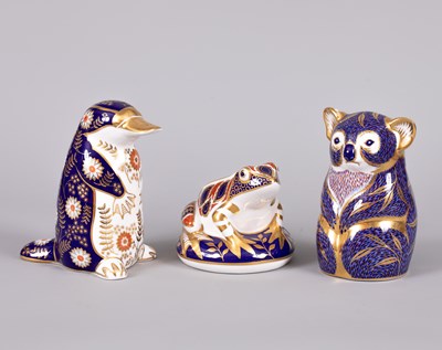Lot 167 - Three Royal Crown Derby animals