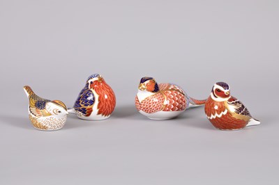 Lot 171 - Four Royal Crown Derby birds