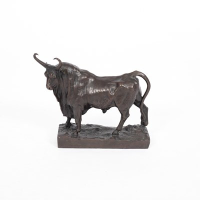Lot 321 - A French bronze bull