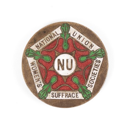 Lot 201 - A Women's Suffrage Society's enamel badge