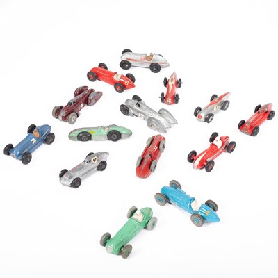 Lot 143 - A collection of Dinky Toys racing cars
