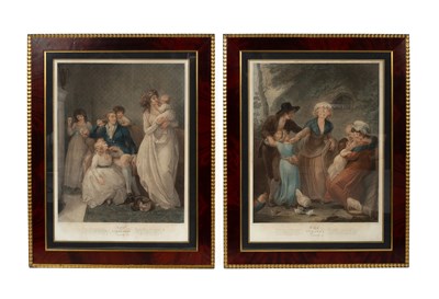 Lot 186 - Two coloured prints After Thomas Stothard (1755–1834)