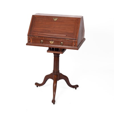 Lot 405 - A George III mahogany tripod bureau