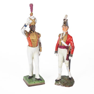 Lot 109 - Two Sitzendorf porcelain figures