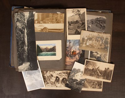 Lot 282 - An Edwardian postcard and photograph album of Maltese and WWI Interest