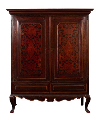 Lot 381 - A Palembang cabinet