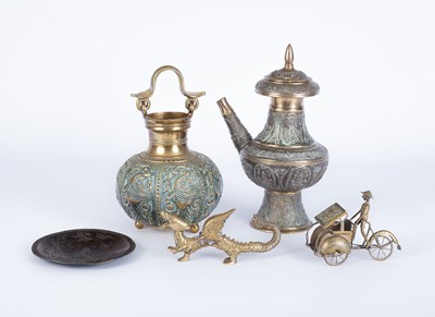 Lot 575 - A Sri Lankan brass ceremonial vessel
