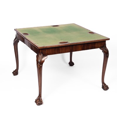 Lot 392 - A George I style mahogany card table