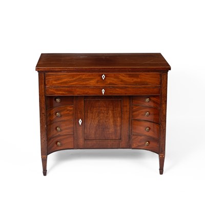 Lot 399 - A George III mahogany dressing table