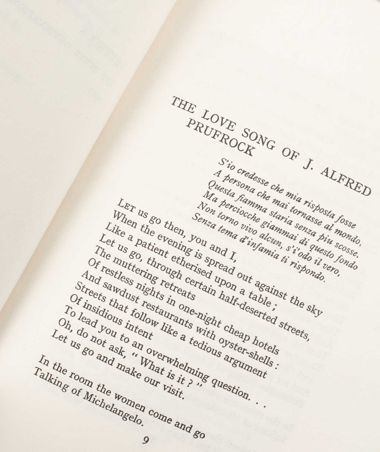 Lot 455 - Eliot (T. S.) Poems 1909-1925 [signed limited edition]