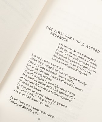 Lot 455 - Eliot (T. S.) Poems 1909-1925 [signed limited edition]