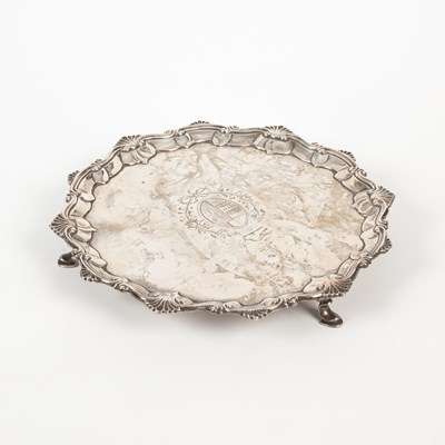 Lot 49 - A George III silver salver