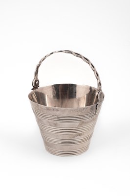 Lot 37 - A George II silver cream pail