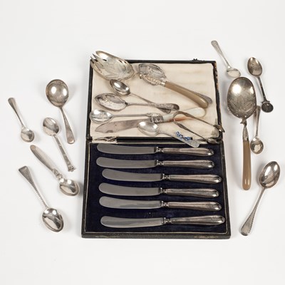 Lot 67 - Sundry silver