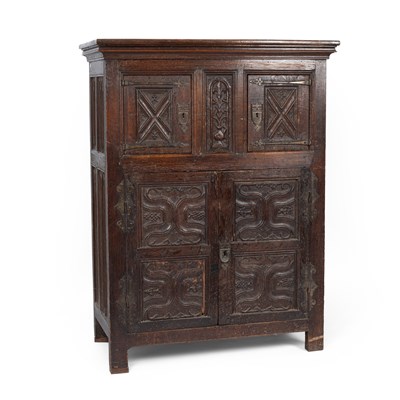 Lot 684 - A freestanding oak cupboard