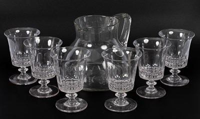 Lot 134 - A set of six 19th Century glass rummers