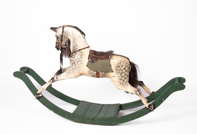 Lot 300 - An English bow rocking horse