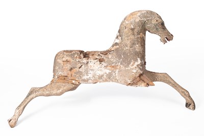 Lot 301 - An English rocking horse fragment