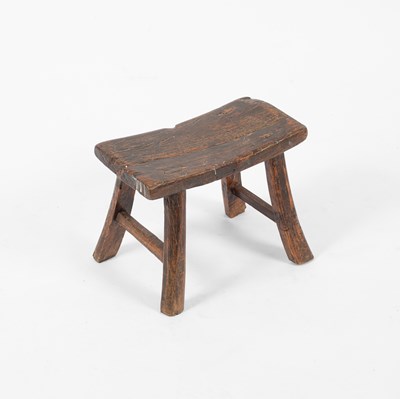 Lot 661 - A Chinese elm stool