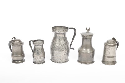 Lot 668 - A quantity of pewter