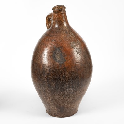 Lot 803 - A large stoneware jug or bellarmine