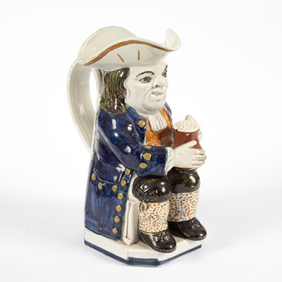Lot 731 - A Pratt Ware Toby jug