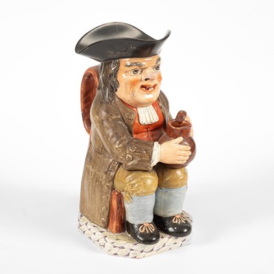 Lot 738 - A Staffordshire Wood type Ordinary Toby jug