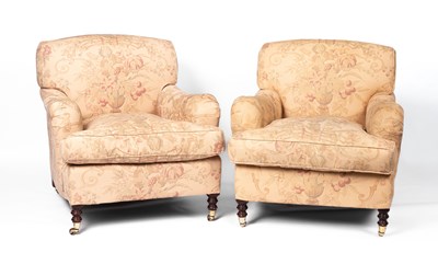 Lot 375 - A pair of George Smith armchairs