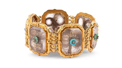 Lot A late 18th/early 19th Century memorial bracelet