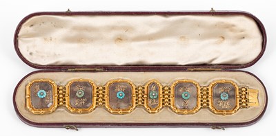 Lot 10 - A late 18th/early 19th Century memorial bracelet