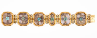 Lot 10 - A late 18th/early 19th Century memorial bracelet