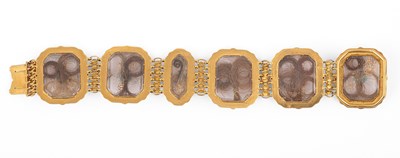 Lot 10 - A late 18th/early 19th Century memorial bracelet