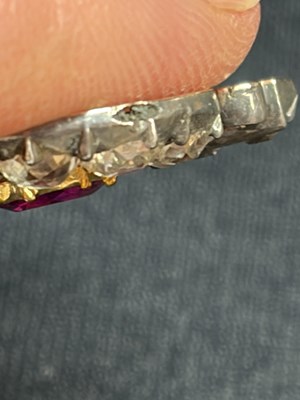 Lot 21 - The Harbour Lights: an early 19th Century multi-gem set hair ornament