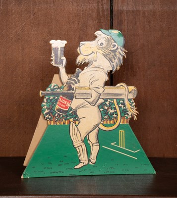 Lot 570 - A free-standing advertising board for Lion Beer