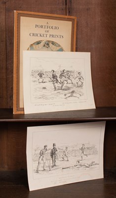 Lot 602 - Rosenwater (Irving) A Portfolio of Cricket Prints