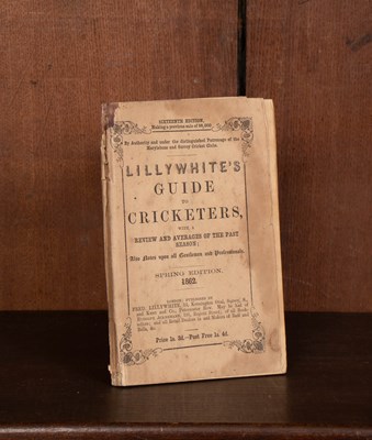 Lot 675 - Lillywhite (Frederick) The Sixteenth Edition of the Guide to Cricketers