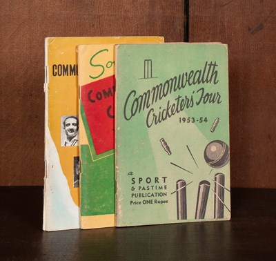 Lot 654 - [Commonwealth Cricket] 1950s Souvenir Brochures