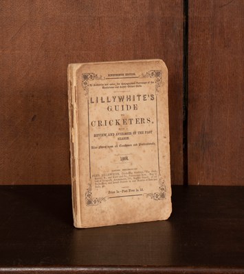 Lot 677 - Lillywhite (Frederick) The Nineteenth Edition of The Guide to Cricketers'