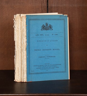 Lot 641 - [British Sporting Patents, Indoor Table games]