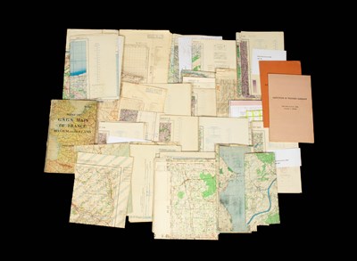 Lot 520 - A collection of WWII Allied and German maps (1930s-1940s)