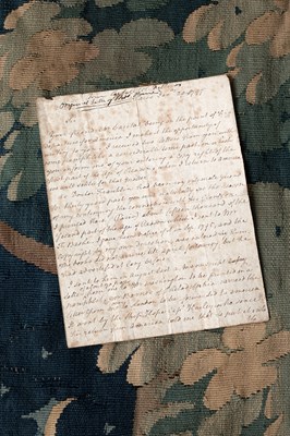 Lot 500 - Thomas Paine (1737-1809) autograph letter signed to Colonel John Fellows (1735 – 1808)