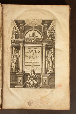 Lot 392 - Hooker (Richard) Of the Lawes of Ecclesiastical Politie