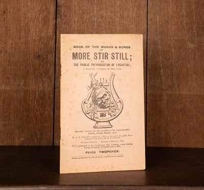 Lot 329 - [Leicestershire County Cricket]