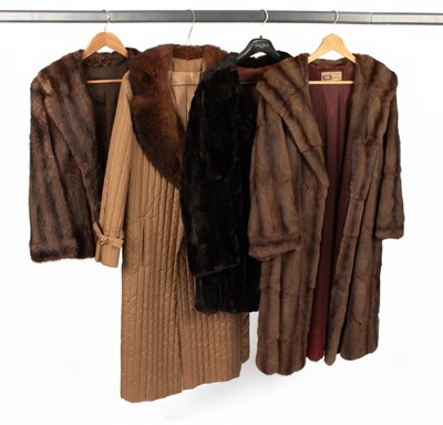 Lot 946 - Three fur jackets